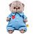 Игрушка Кот Басик baby в голубом комбинезоне с сердечком Budi Basa BB-155